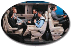 Mercedes-Benz V-Class interior while a business trip